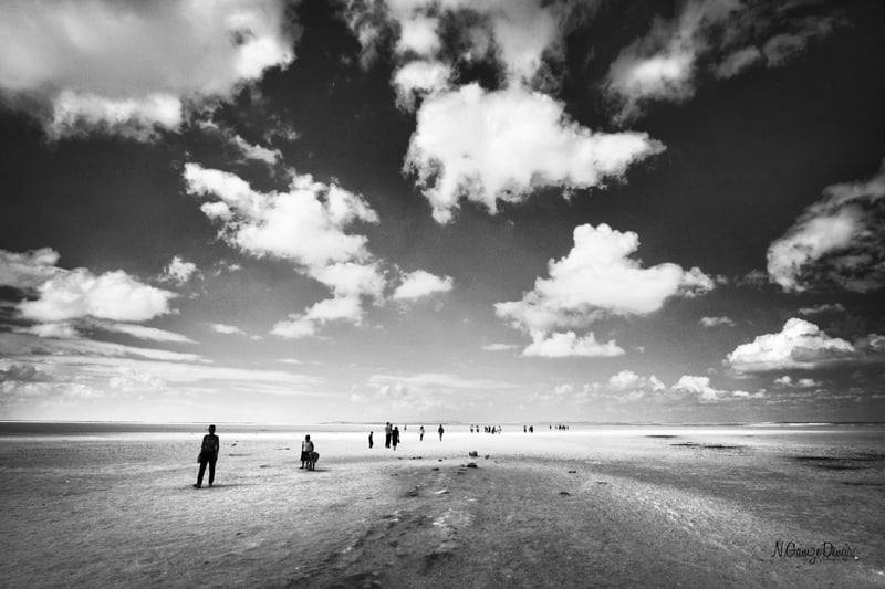 siyah beyaz tuz gölü