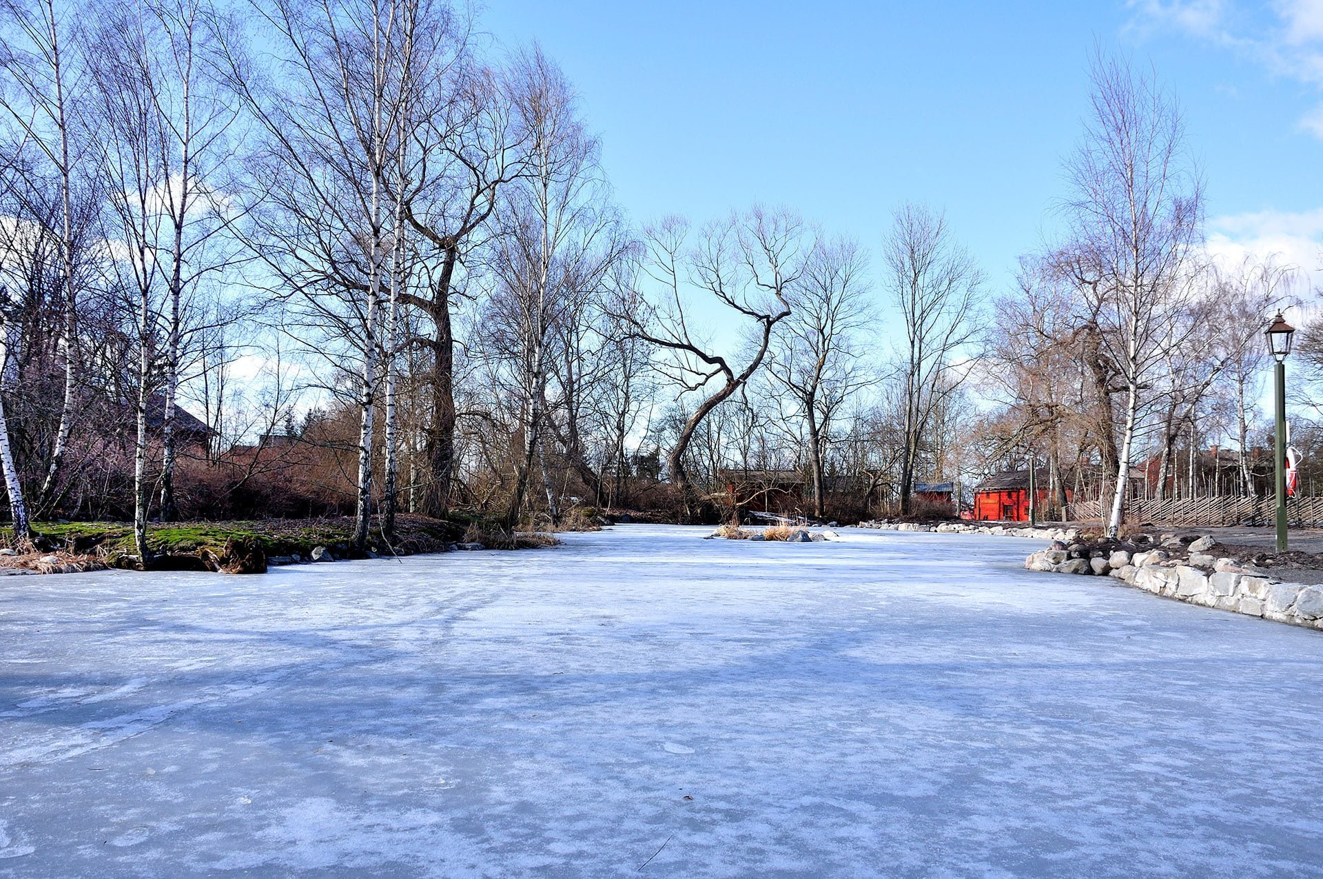 skansen donmuş göl