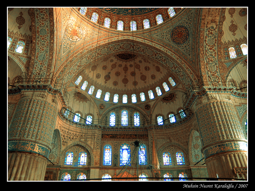 sultanahmet camii üst kısım