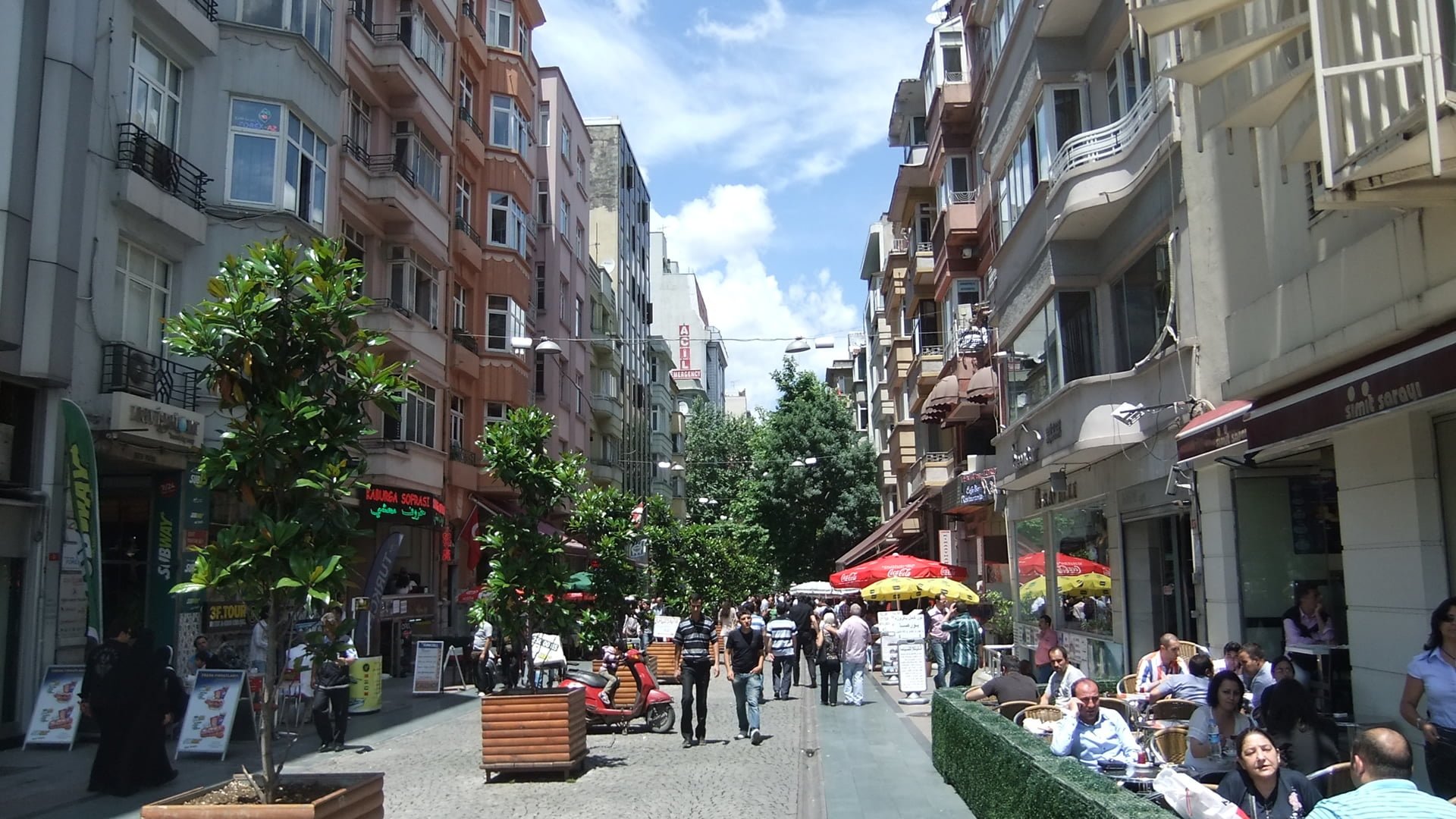 taksim manzaraları