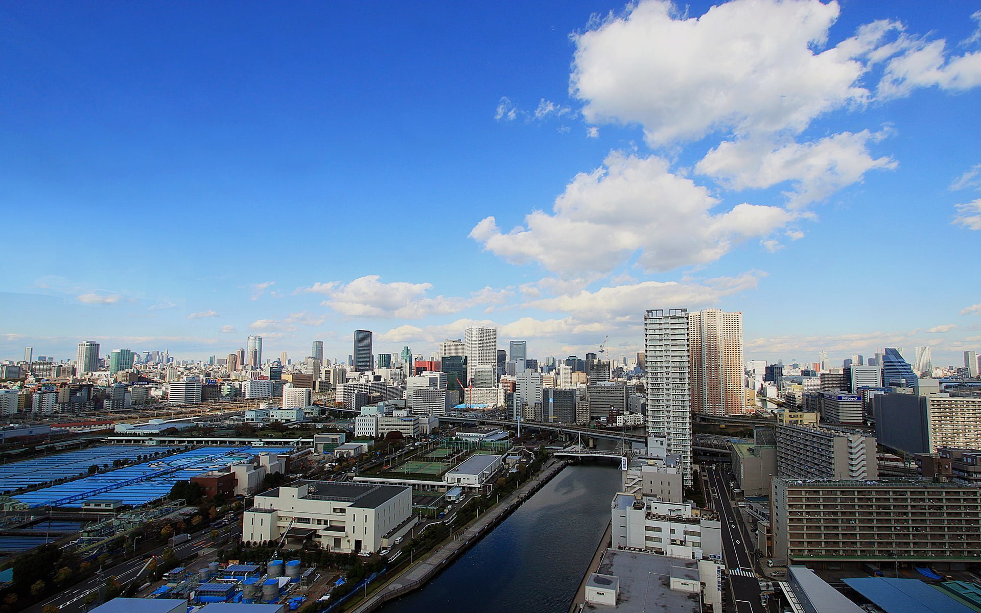 tokyo şehir manzarası