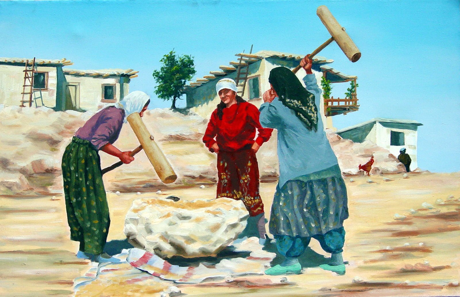 yağlıboya kadınlar