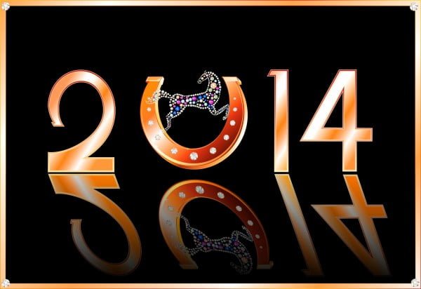 yeni yıl arka planı 2014