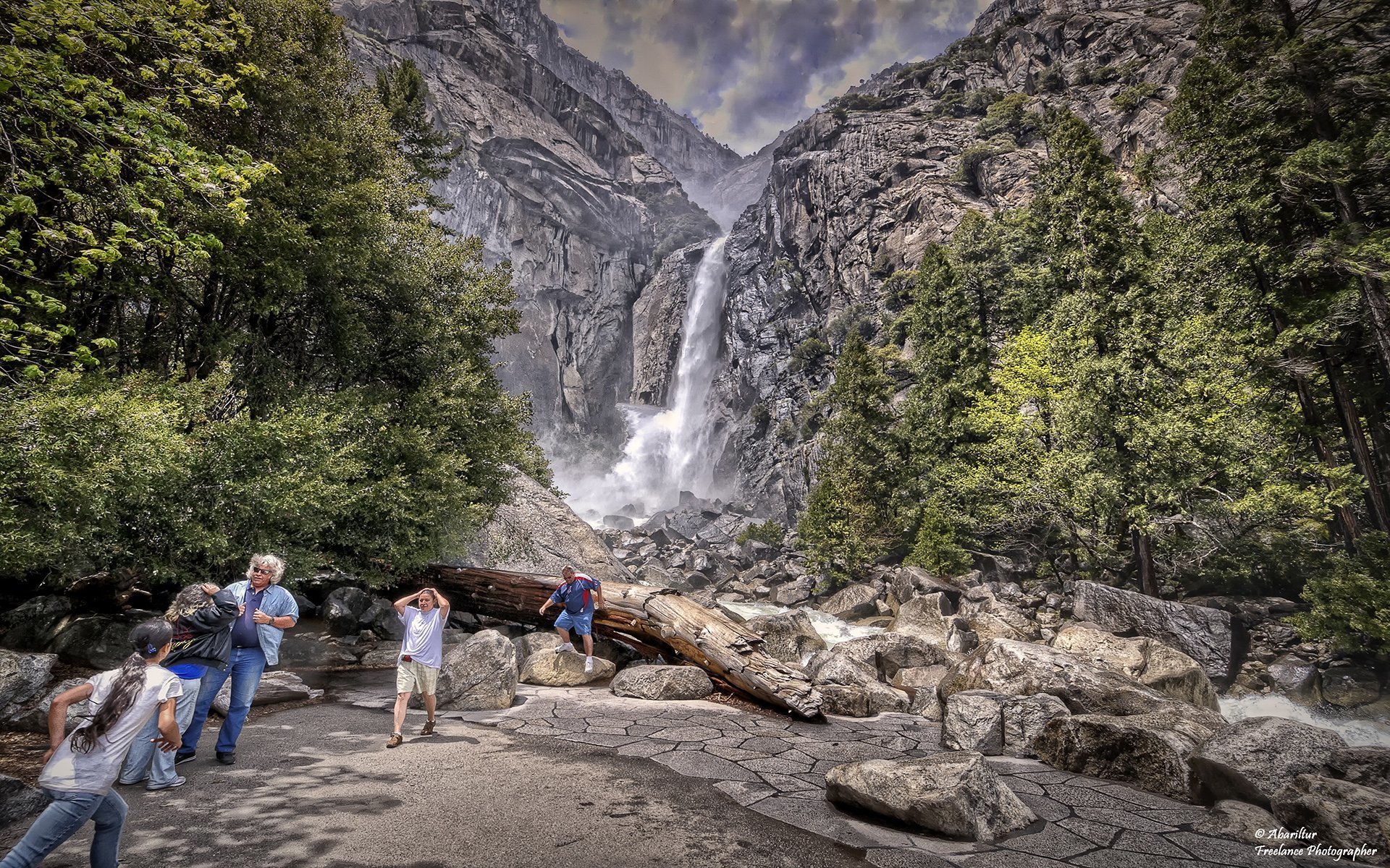 yosemite süper şelale